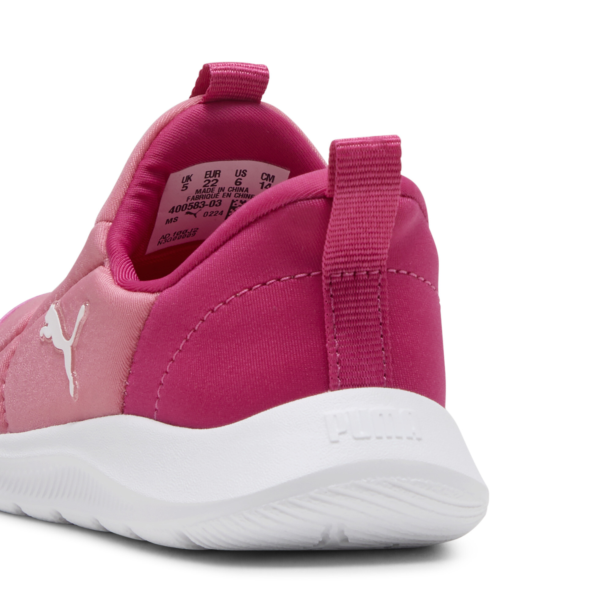 PUMA Fun Racer 2 SLIPTECHâ¢ schoenen, Roze/Wit, Maat 21 thumbnail 5