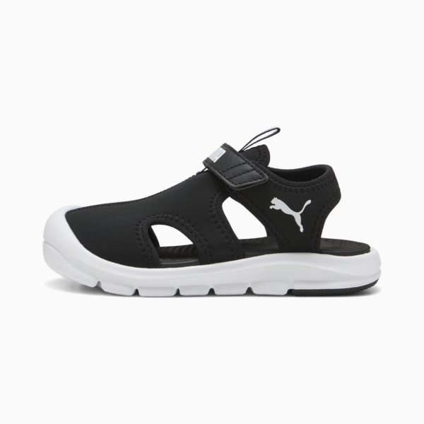 Sandalias Fun Racer para niños, PUMA Black-PUMA White, large-MEX