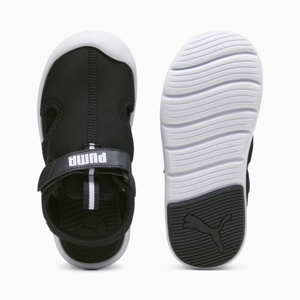 Sandalias Fun Racer para niños, PUMA Black-PUMA White, large-MEX