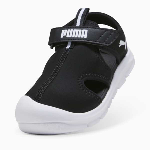 Sandalias Fun Racer para niños, PUMA Black-PUMA White, large-MEX