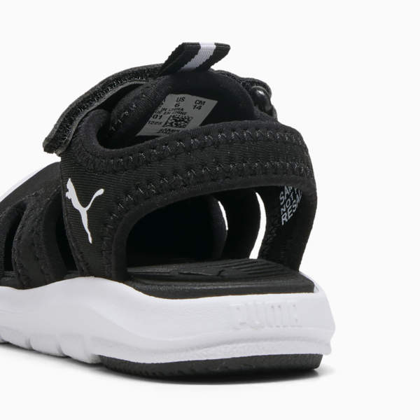 Fun Racer Sandals Toddler, PUMA Black-PUMA White, large-MEX