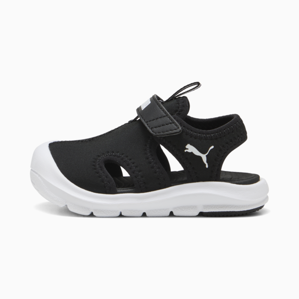 Fun Racer Sandals Toddler, PUMA Black-PUMA White, large-MEX
