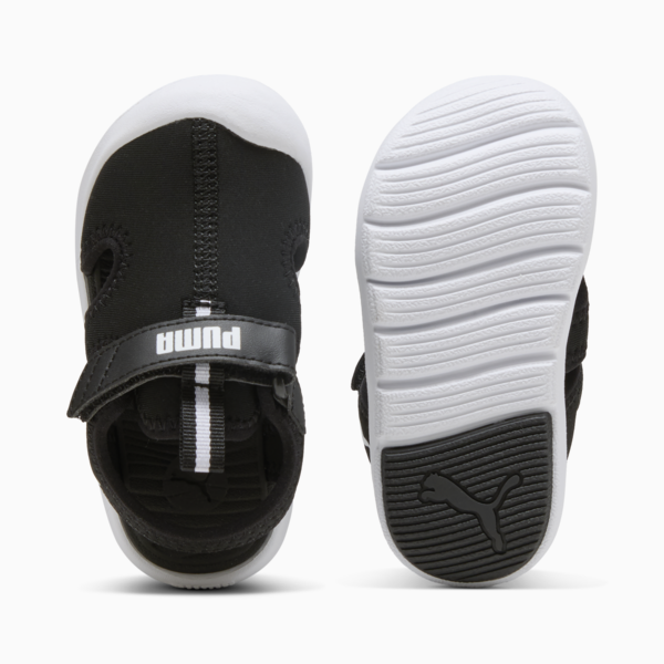 Fun Racer Sandals Toddler, PUMA Black-PUMA White, large-MEX