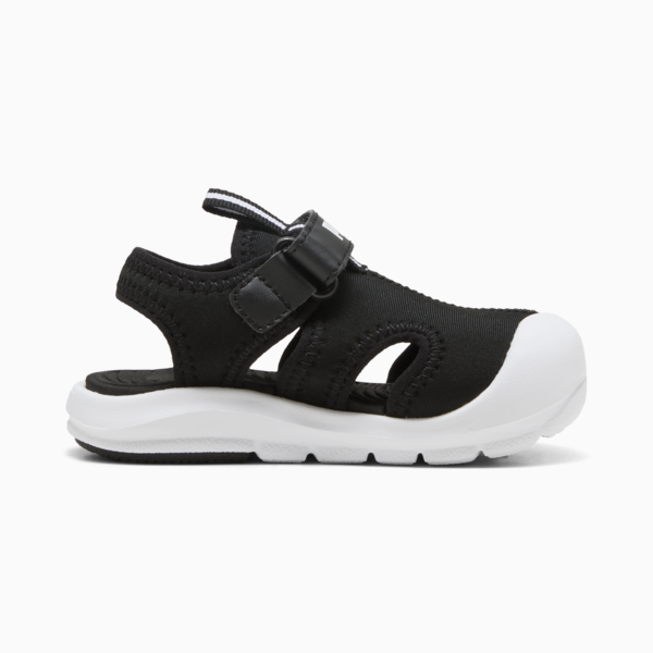 Fun Racer Sandals Toddler, PUMA Black-PUMA White, large-MEX