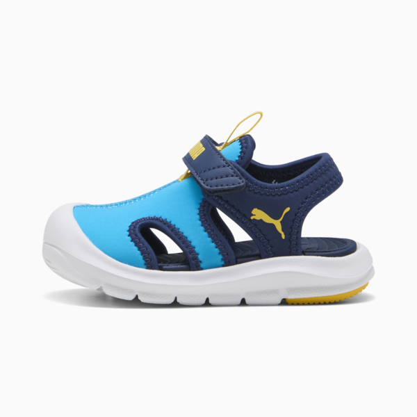 Sandalias Fun Racer para bebés, Speed Blue-Pelé Yellow, large-MEX