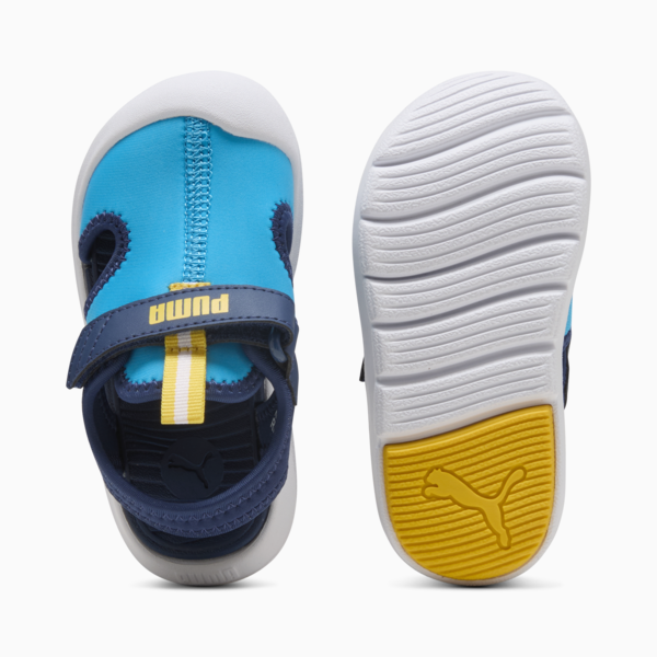 Sandalias Fun Racer para bebés, Speed Blue-Pelé Yellow, large-MEX
