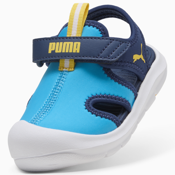 Sandalias Fun Racer para bebés, Speed Blue-Pelé Yellow, large-MEX