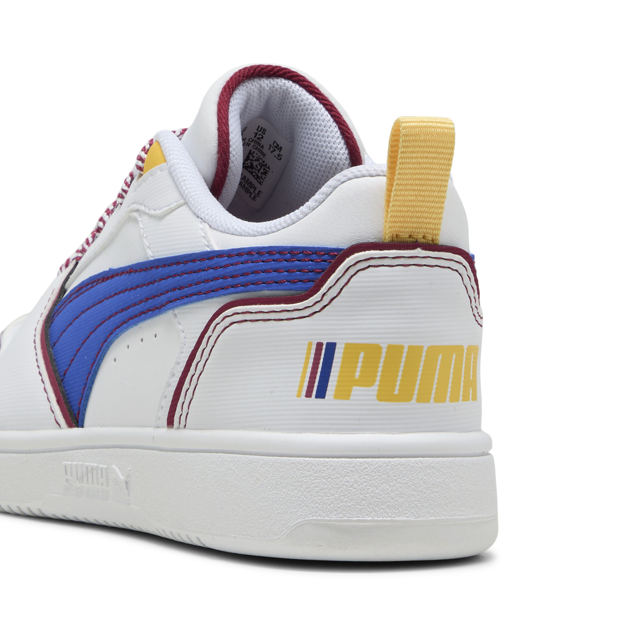 Puma Rebound V6 Lo Starblitz Sneakers Kids, White, Size 32, Shoes