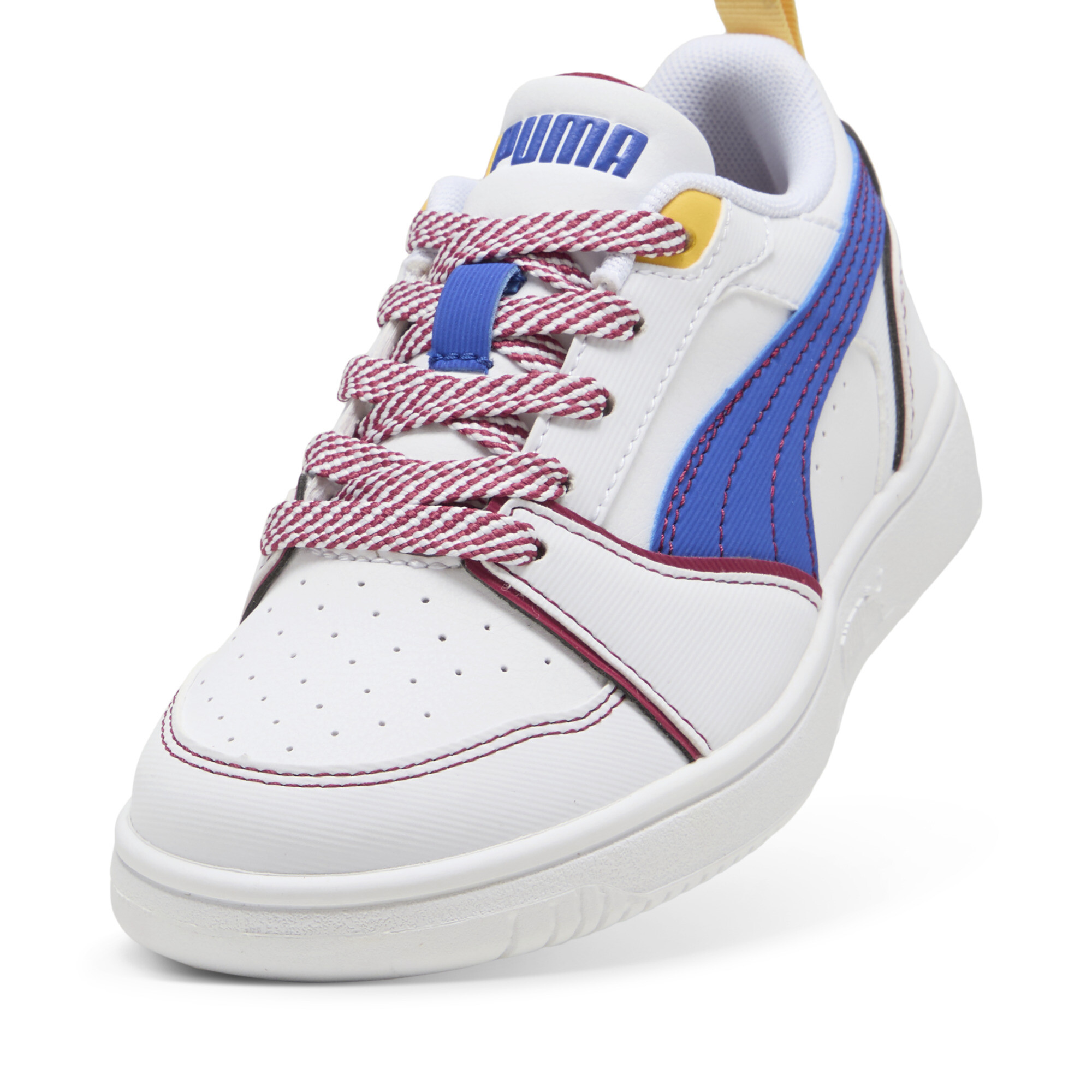 Puma Rebound V6 Lo Starblitz Sneakers Kids, White, Size 32, Shoes