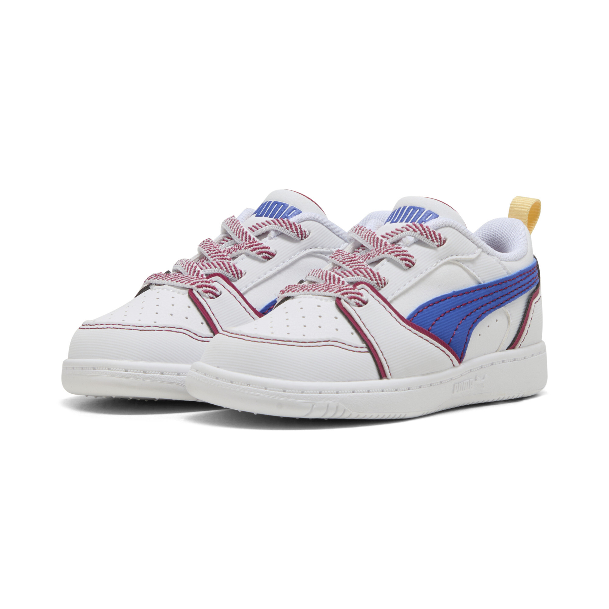 Puma Rebound V6 Lo Starblitz Sneakers Toddlers, White, Size 26, Shoes