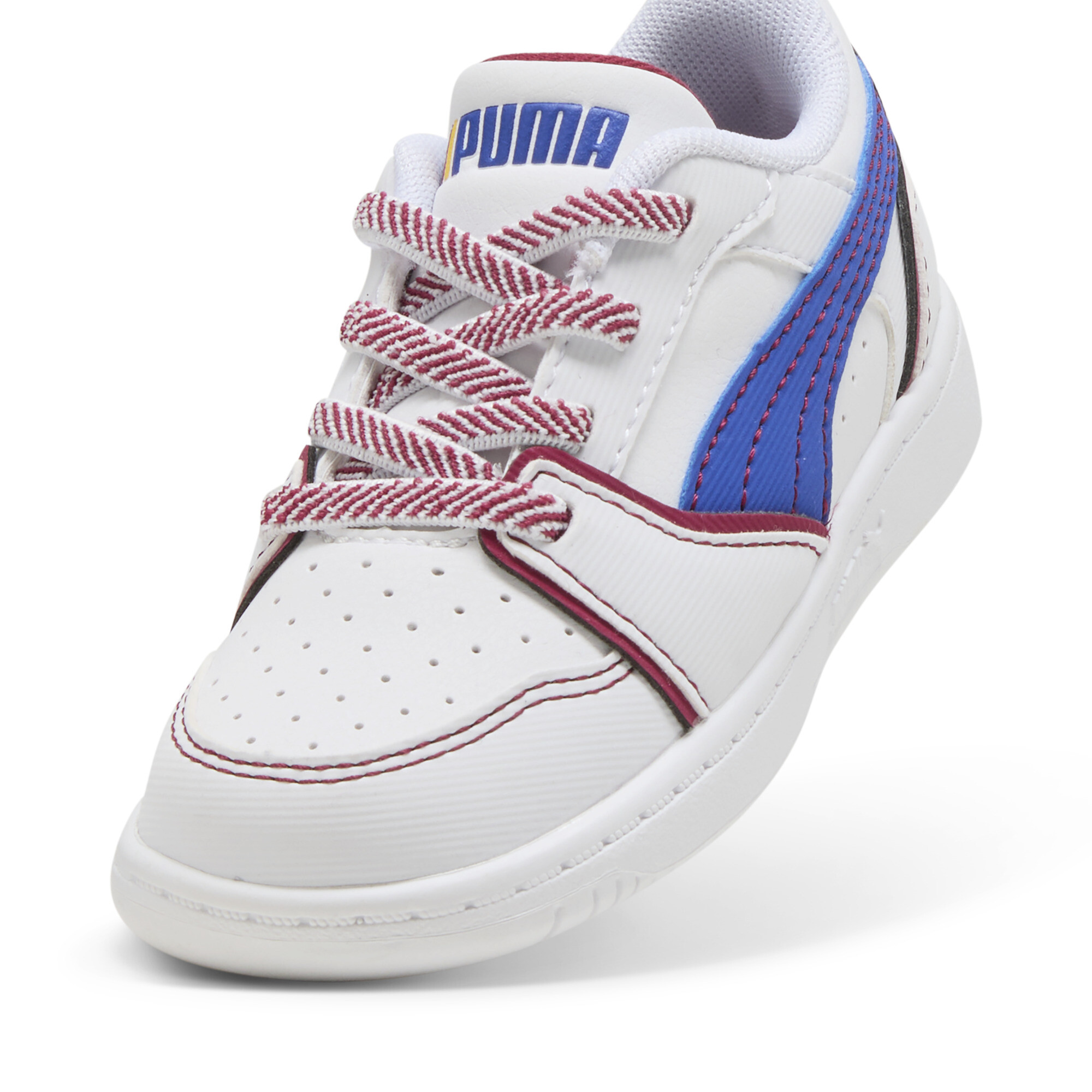 Puma Rebound V6 Lo Starblitz Sneakers Toddlers, White, Size 26, Shoes