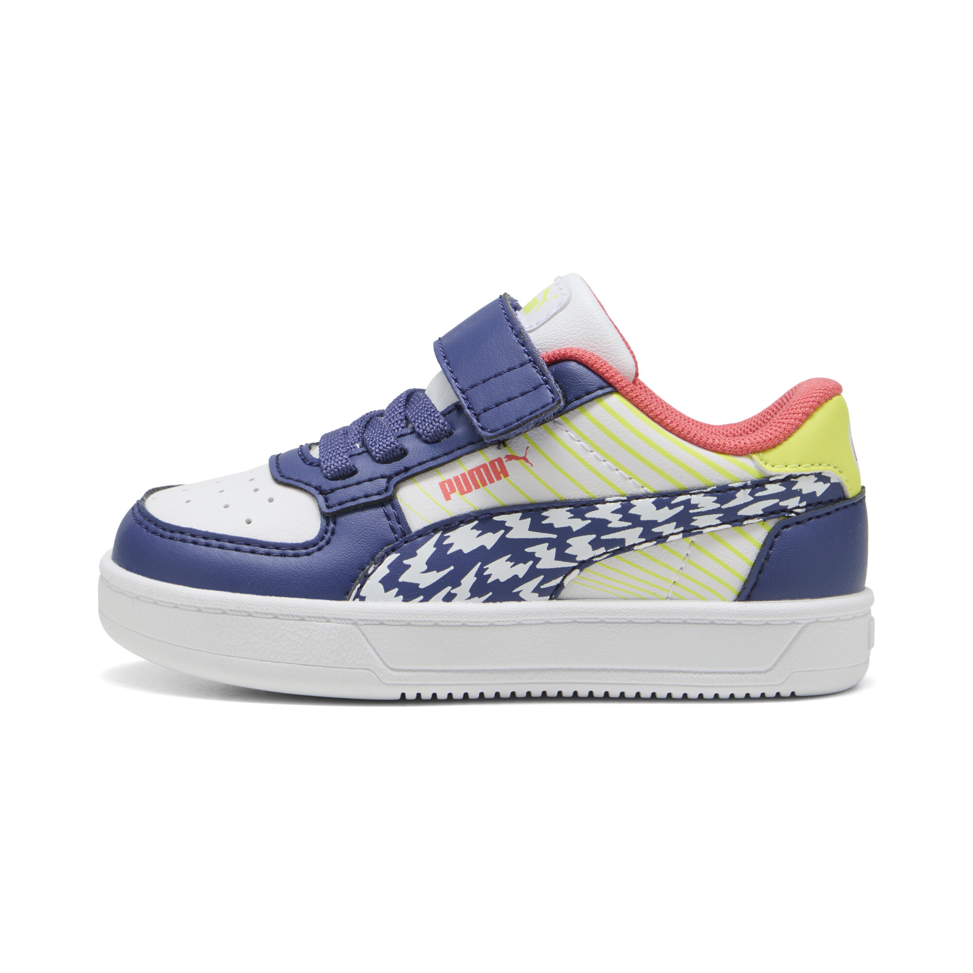 Puma Caven 2.0 Poised 2 Race Sneakers Kleinkinder Schuhe | White/Blue Crystal/Lemon Sherbert | Größe: 26