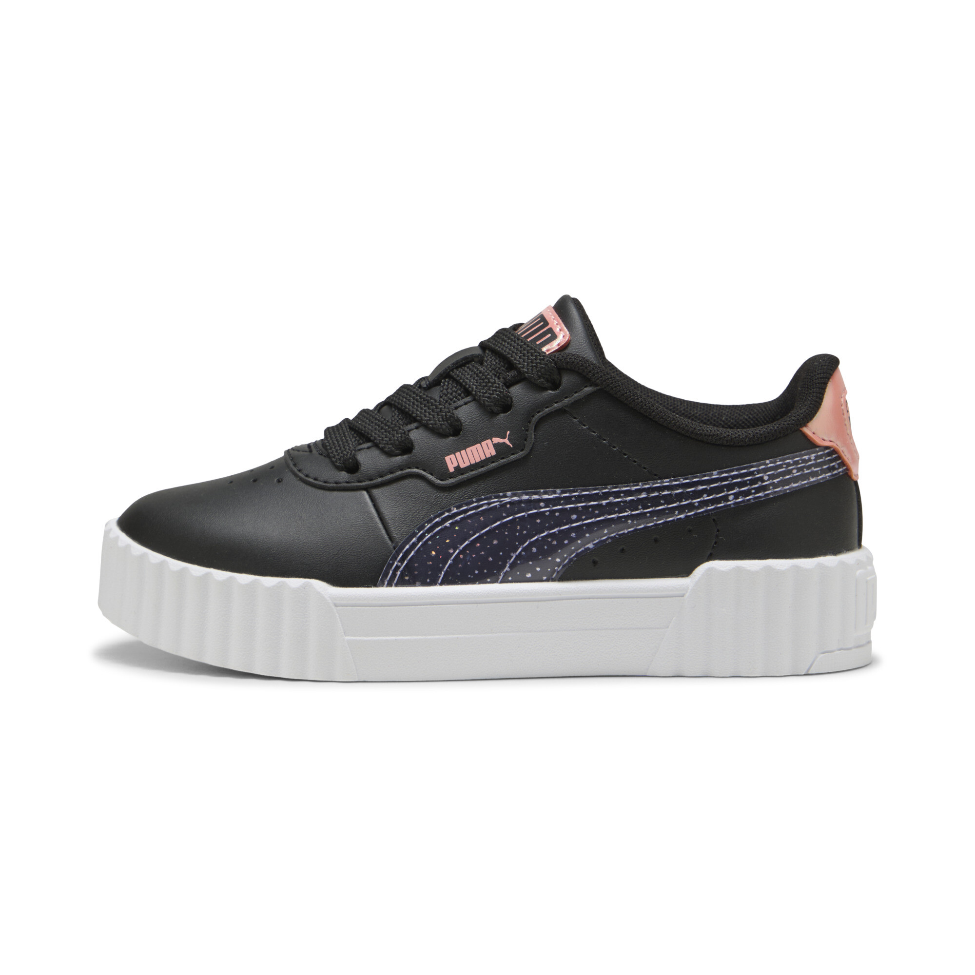 Puma Carina 3.0 Blurry Dreams Sneakers Kinder Schuhe | Black/Lavender Alert/Pink Fruit | Größe: 34