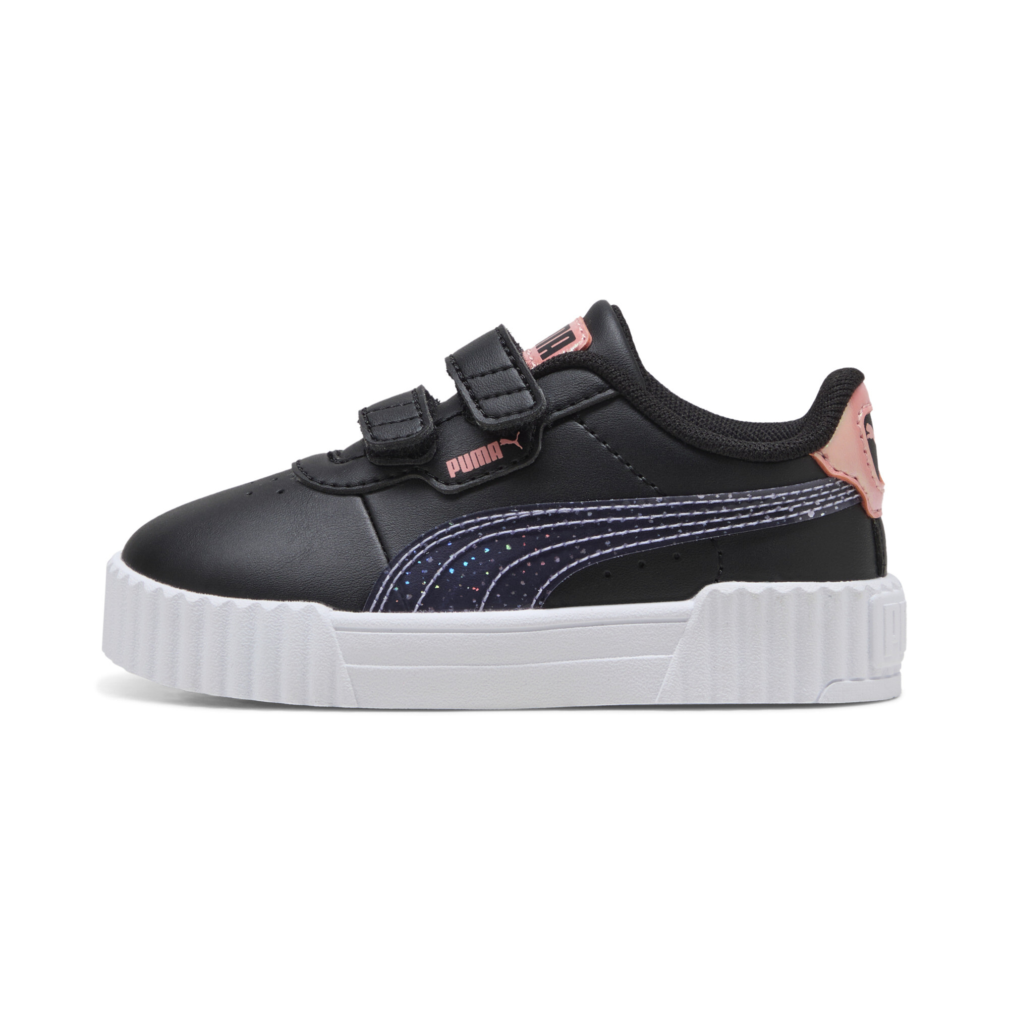 Puma Carina 3.0 Blurry Dreams V Sneakers Kleinkinder Schuhe Für Damen | Black/Lavender Alert/Pink Fruit | Größe: 19