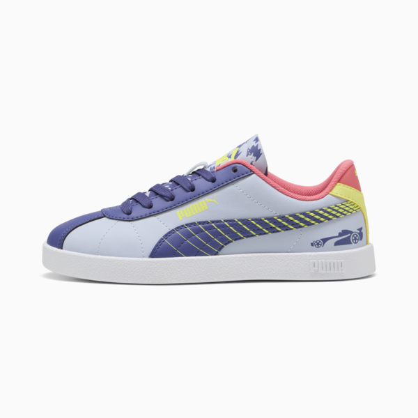 PUMA Club II Poised 2 Race Sneakers Youth, Cool Weather-Blue Crystal-Lemon Sherbert, large-ZAF