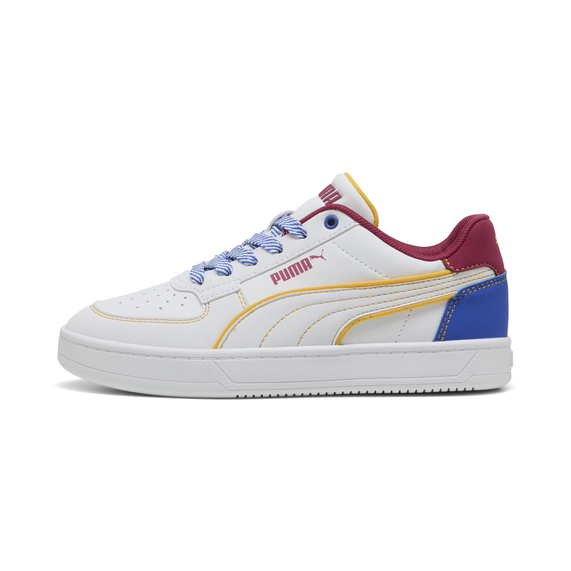 Puma Caven 2.0 Starblitz Sneakers Teenager Schuhe Für Für Kinder | White/Vivid Blue/Port | Größe: 37