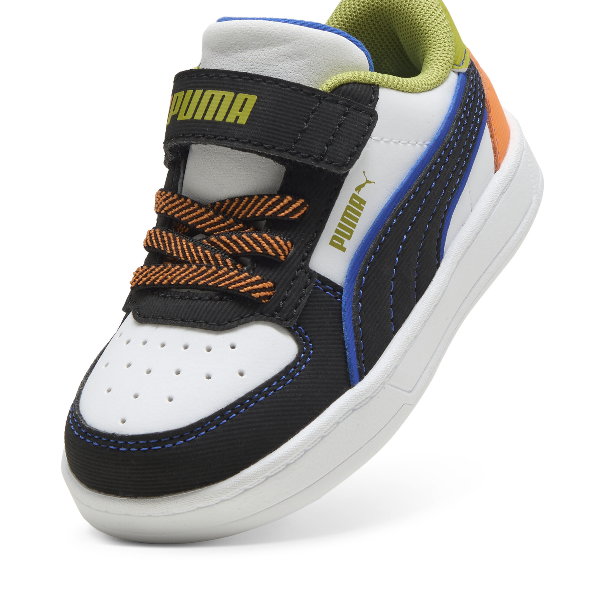 Caven 2.0 Starblitz sneakers, Wit/Oranje, Maat 27 | PUMA