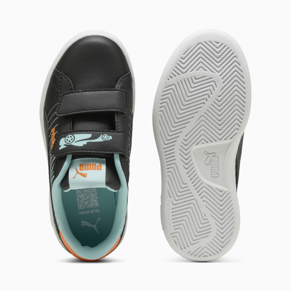 Smash 3.0 Poised 2 Race Sneakers Kids, PUMA Black-Safe Lake, large-ZAF