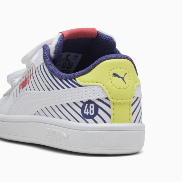 Smash 3.0 Poised 2 Race Sneakers Toddler, PUMA White-Blue Crystal-Lemon Sherbert, large-ZAF