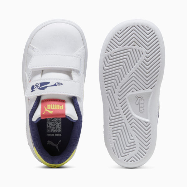 Smash 3.0 Poised 2 Race Sneakers Toddler, PUMA White-Blue Crystal-Lemon Sherbert, large-ZAF