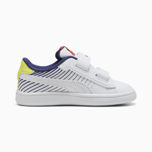 Smash 3.0 Poised 2 Race Sneakers Toddler, PUMA White-Blue Crystal-Lemon Sherbert, large-ZAF