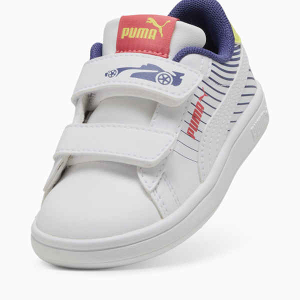 Smash 3.0 Poised 2 Race Sneakers Toddler, PUMA White-Blue Crystal-Lemon Sherbert, large-ZAF