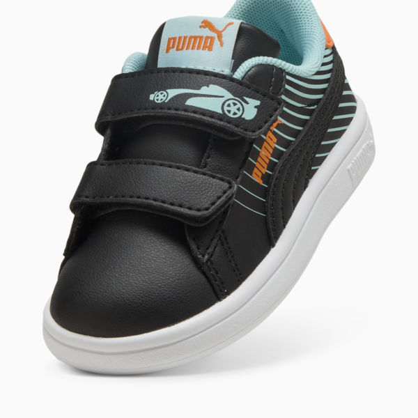 Smash 3.0 Poised 2 Race Sneakers Toddler, PUMA White-Safe Lake, large-ZAF