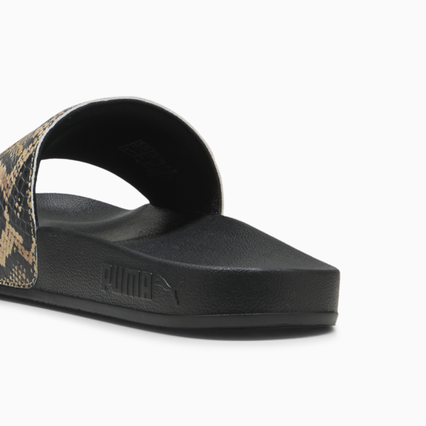 Sandalias Leadcat 2.0 Snake Chic para mujer, PUMA Black-Gold, large-MEX
