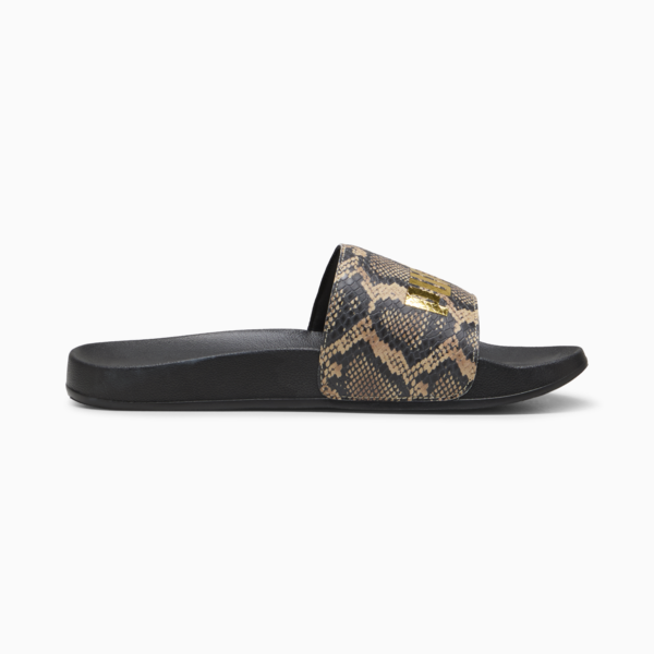 Sandalias Leadcat 2.0 Snake Chic para mujer, PUMA Black-Gold, large-MEX