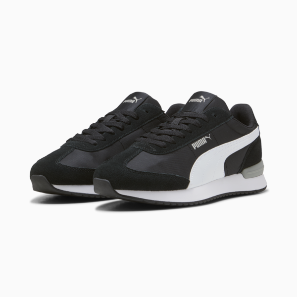 R78 Wind MU Sneakers Unisex, PUMA Black-PUMA White-Flat Light Gray, large-ZAF