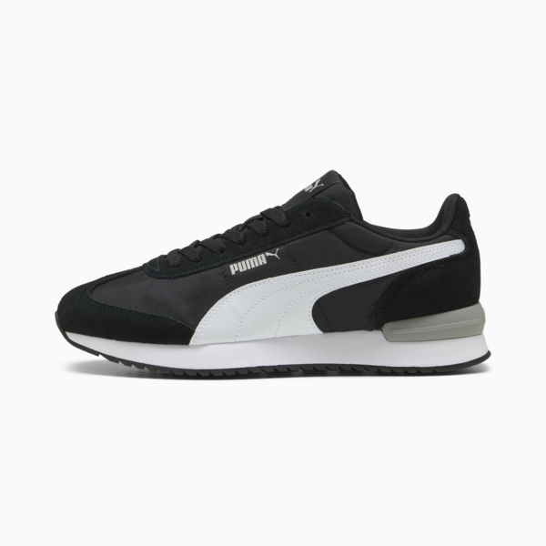 R78 Wind MU Sneakers Unisex, PUMA Black-PUMA White-Flat Light Gray, large-ZAF