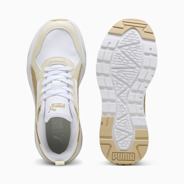 Trinity 2 Lite Aqua Metallics Sneakers Women, PUMA White-Light Sand-Alpine Snow, large-MEX