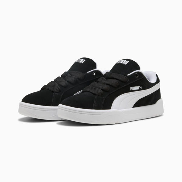 Park LIfestyle Easy Suede Sneakers Unisex, PUMA Black-PUMA White, large-ZAF