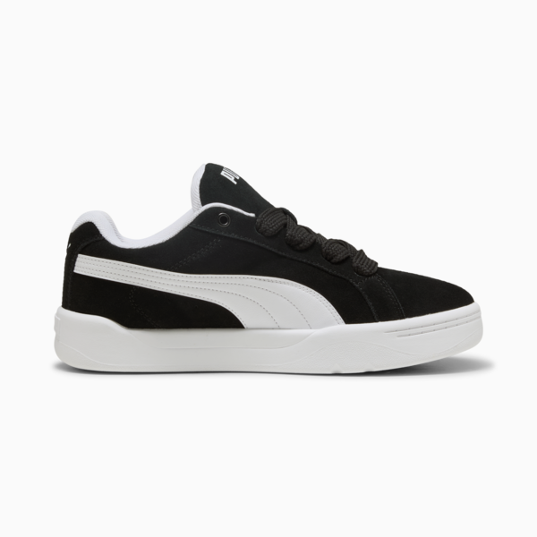 Park LIfestyle Easy Suede Sneakers Unisex, PUMA Black-PUMA White, large-ZAF