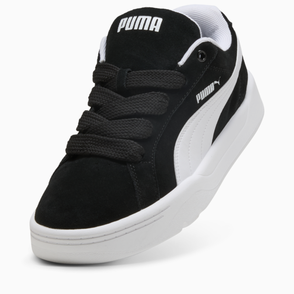 Park LIfestyle Easy Suede Sneakers Unisex, PUMA Black-PUMA White, large-ZAF