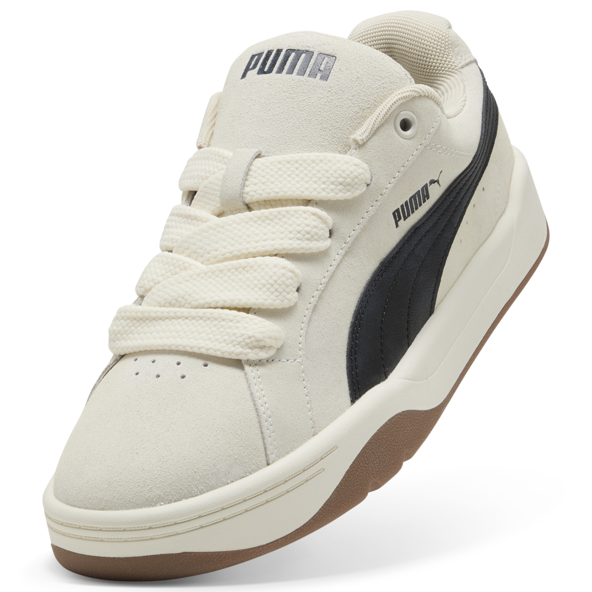 PUMA Park Lifestyle Easy Suede sneakers unisex, Zwart/Wit, Maat 37,5 thumbnail 2