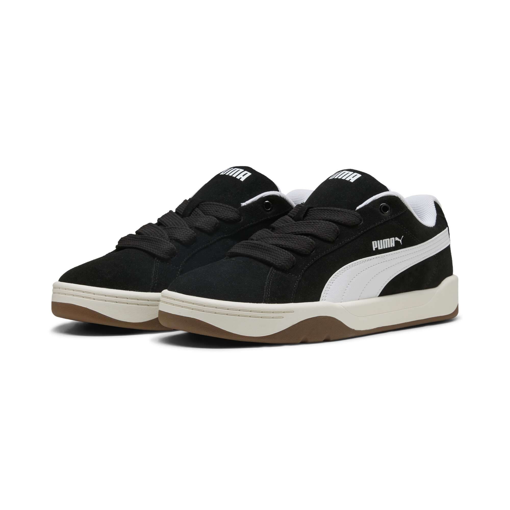 PUMA Park Lifestyle Easy Suede sneakers unisex, Zwart/Wit, Maat 43 thumbnail 6