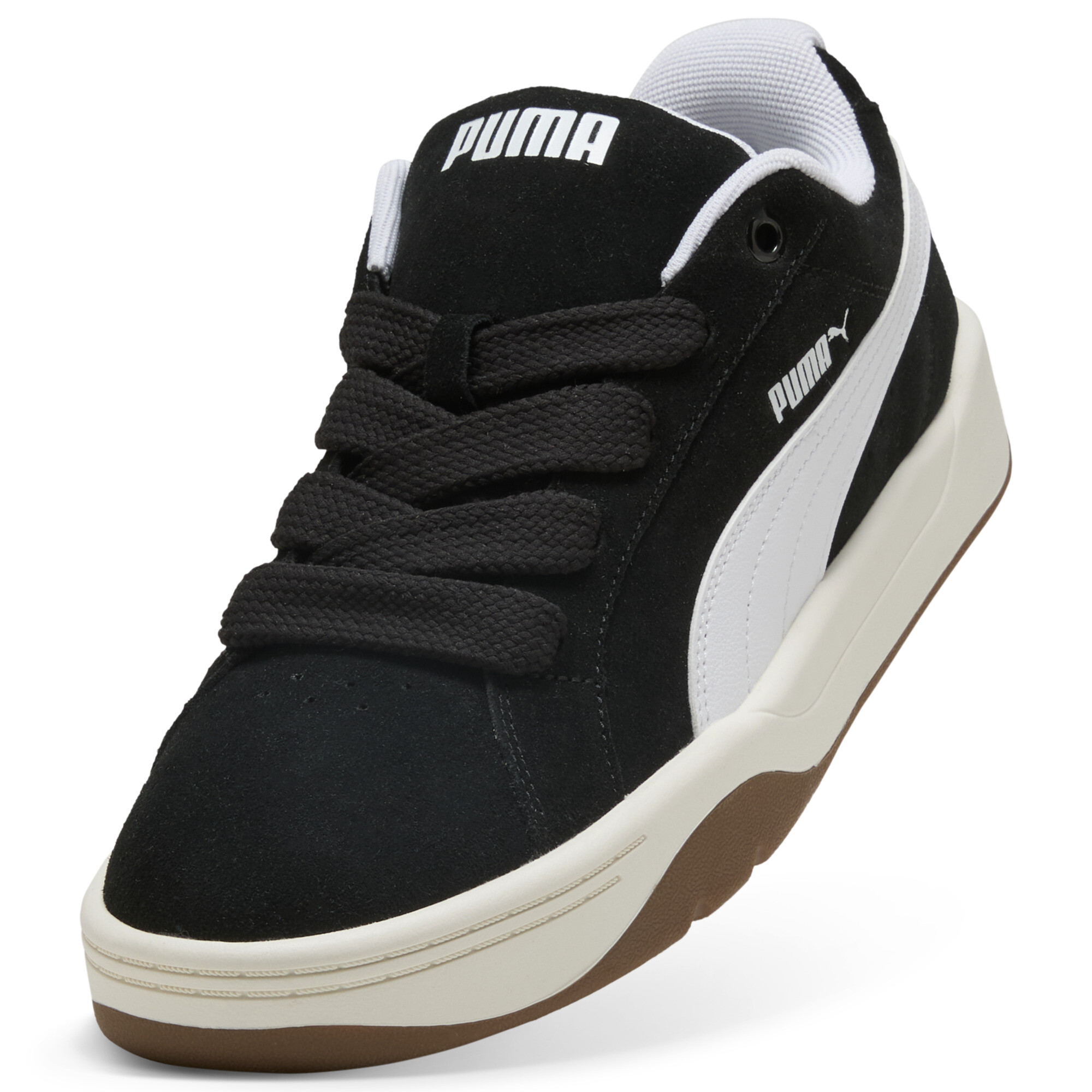 PUMA Park Lifestyle Easy Suede sneakers unisex, Zwart/Wit, Maat 43 thumbnail 2