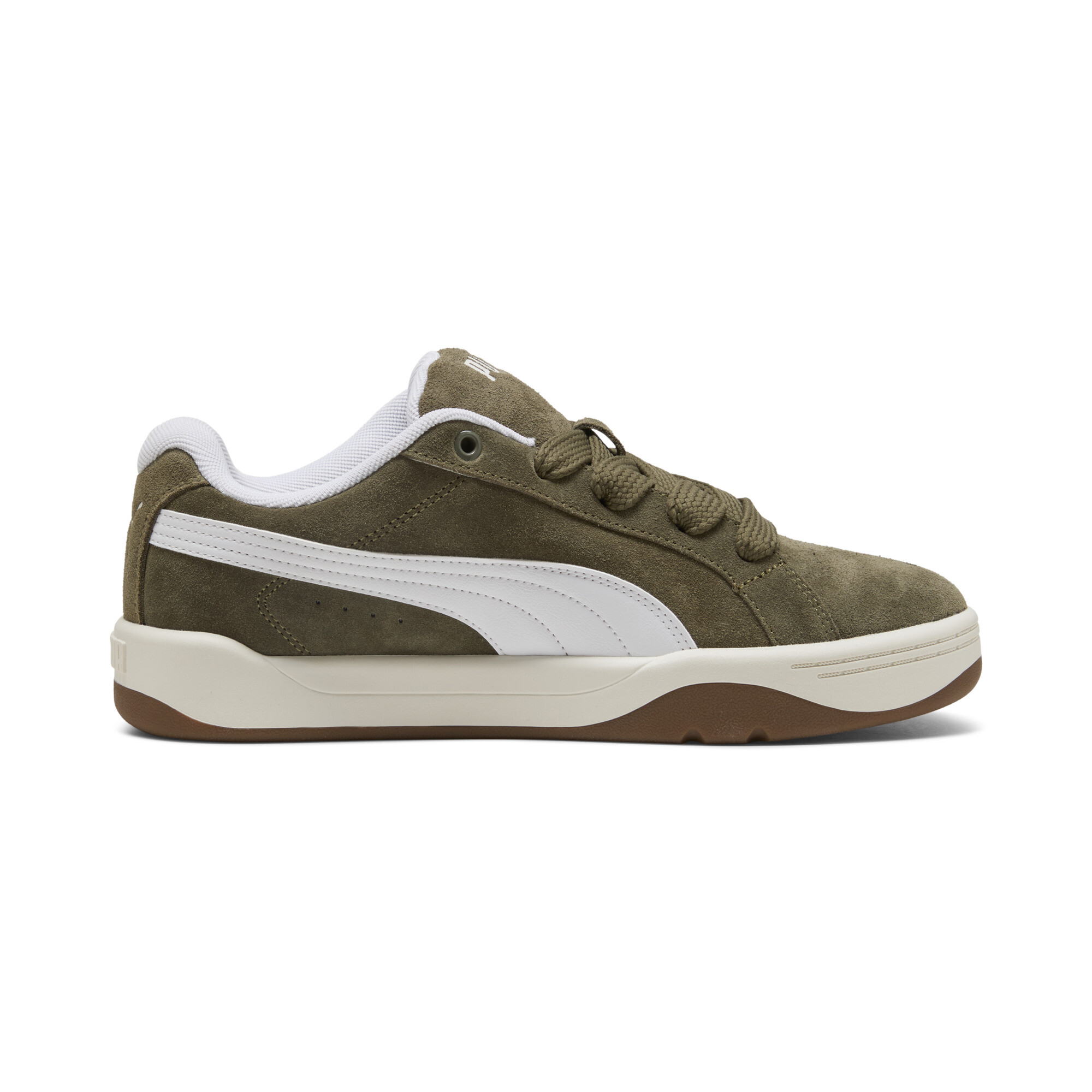 PUMA Park Lifestyle Easy Suede sneakers unisex, Groen/Wit, Maat 42 thumbnail 3