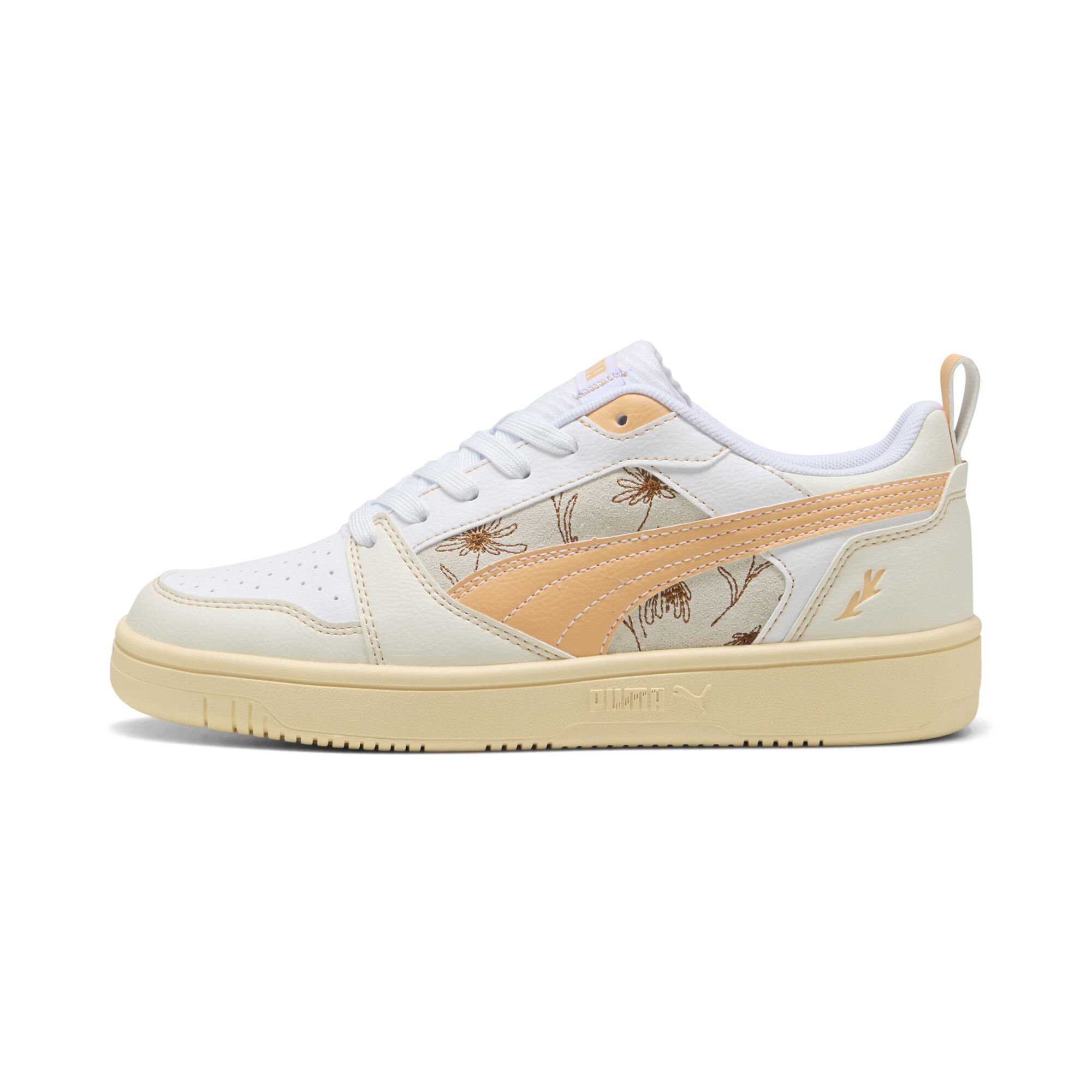 Rebound v6 Unisex Low Flowers Spor Ayakkabı | Beyaz | Puma | Sku