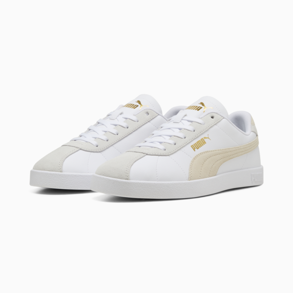 PUMA Club II SD Sneakers Unisex, PUMA White-Alpine Snow-Feather Gray, large-ZAF