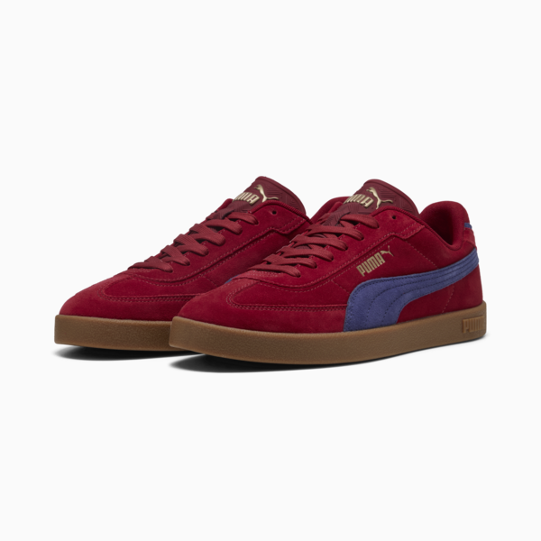 Zapatillas PUMA Club II Era Gamuza, Dark Crimson-Blue Crystal, large-ARG