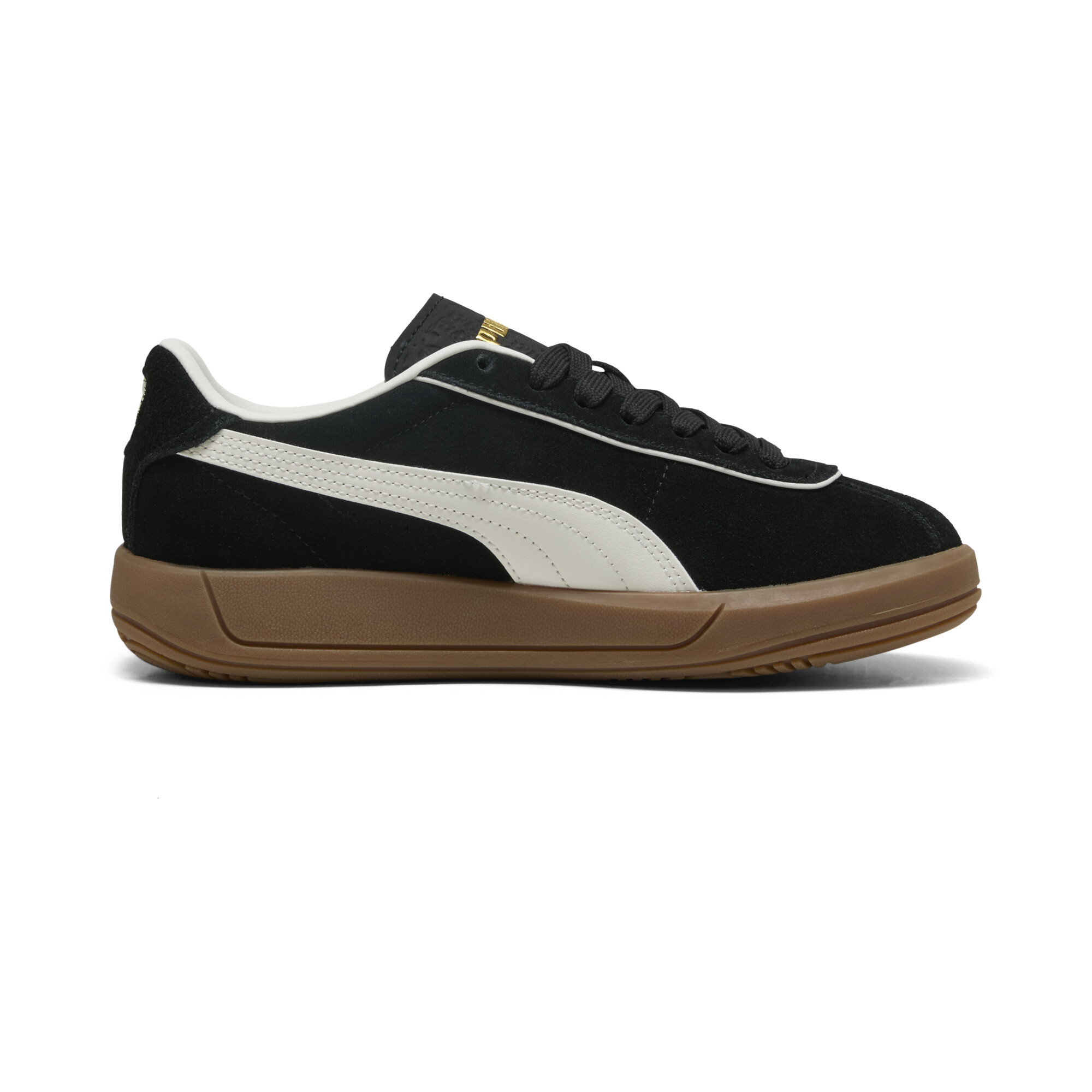 PUMA Club Klassika Suede sneakers voor Dames, Zwart/Wit, Maat 35,5 thumbnail 3