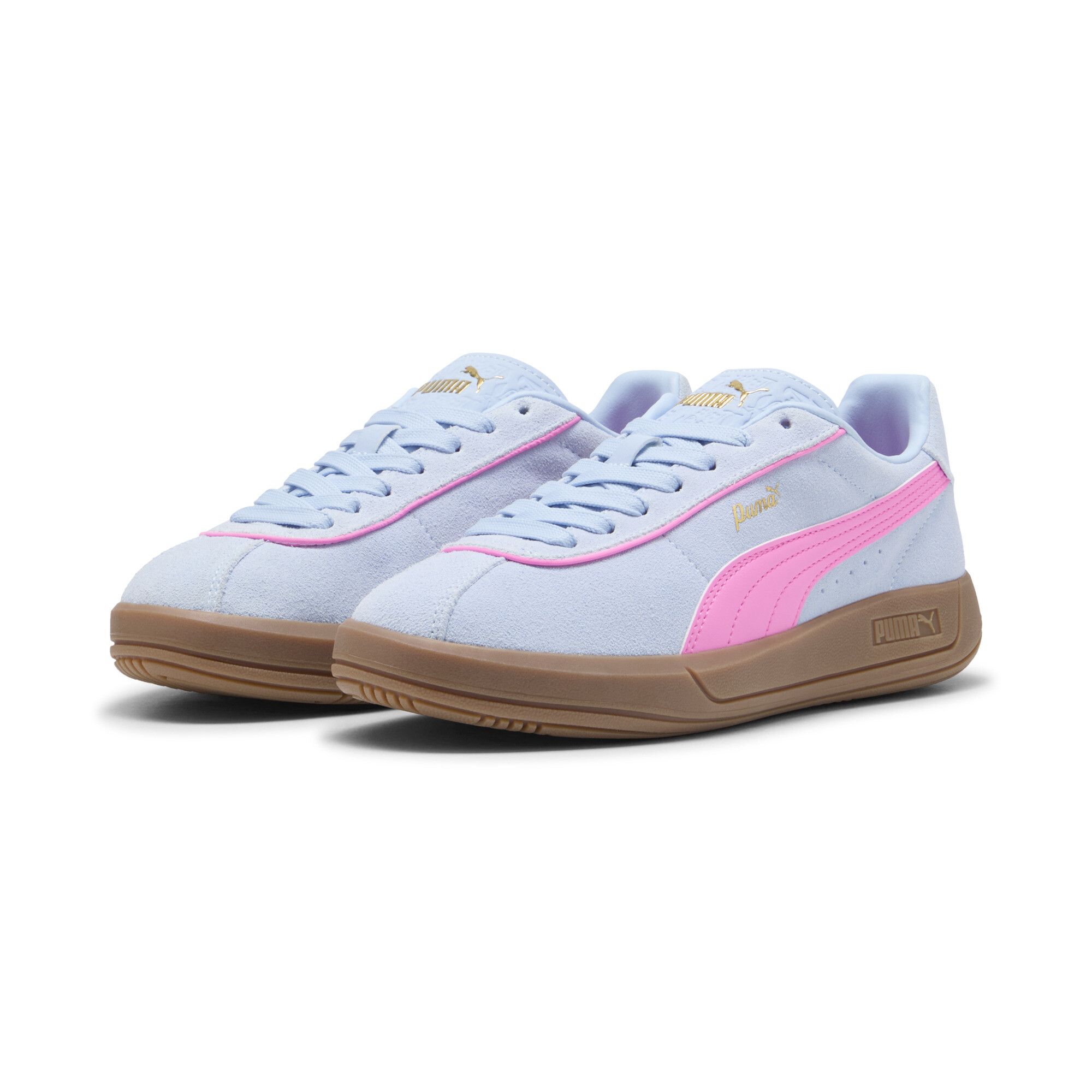 PUMA Club Klassika Suede sneakers voor Dames, Roze/Goud, Maat 40 thumbnail 6