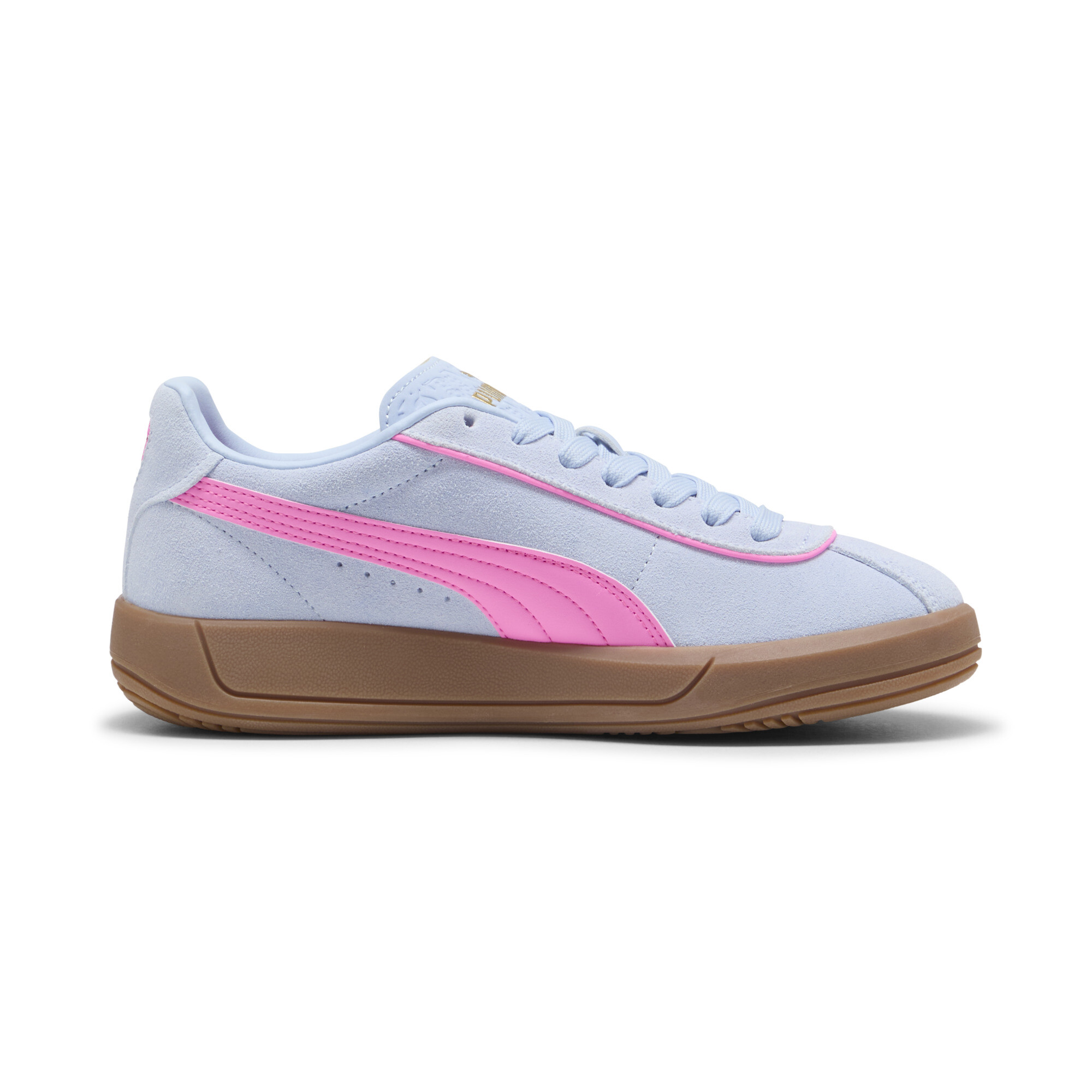 PUMA Club Klassika Suede sneakers voor Dames, Roze/Goud, Maat 40 thumbnail 3