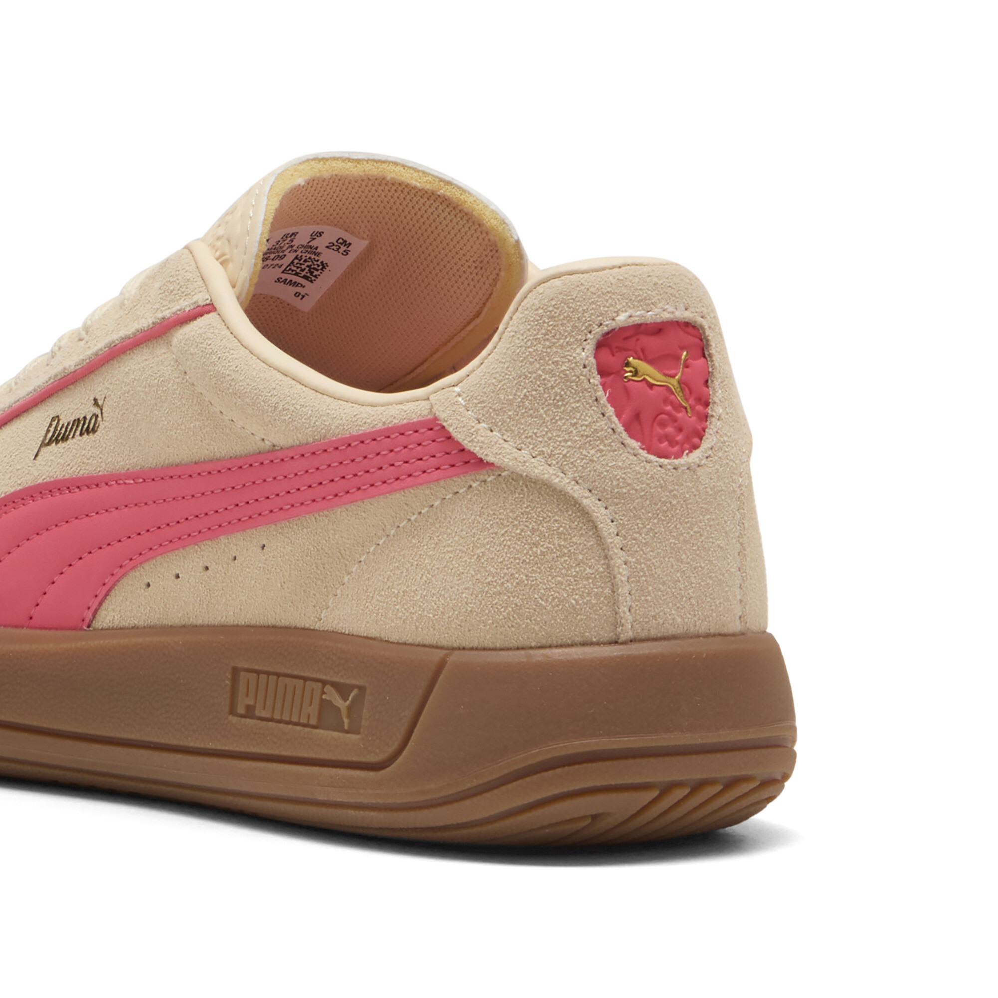 PUMA Club Klassika Suede sneakers voor Dames, Roze/Goud, Maat 41 thumbnail 5