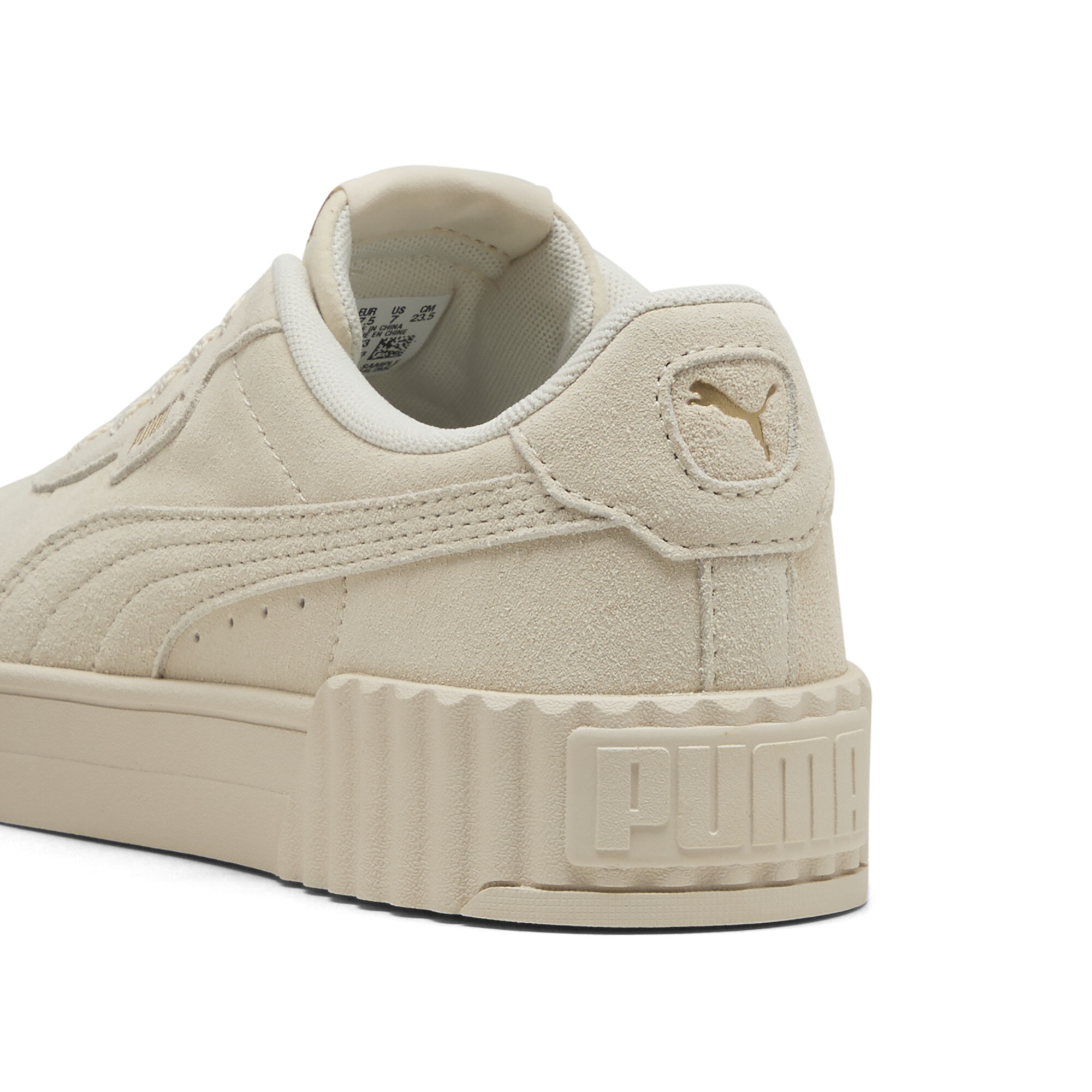 PUMA Carina 3.0 Suede sneakers voor Dames, Goud, Maat 39 thumbnail 5