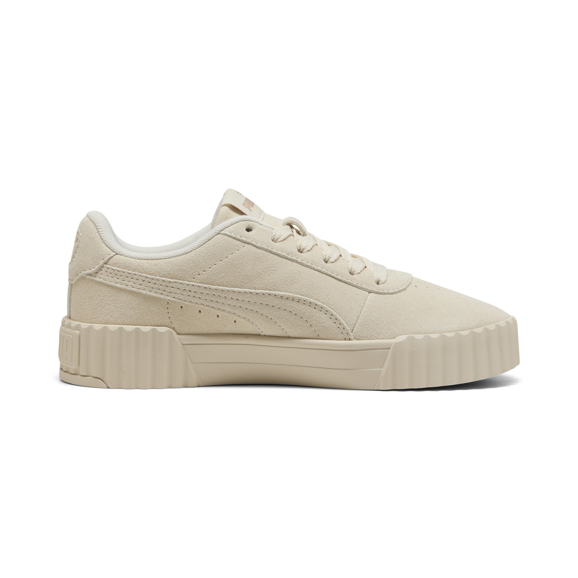 PUMA Carina 3.0 Suede sneakers voor Dames, Goud, Maat 39 thumbnail 3