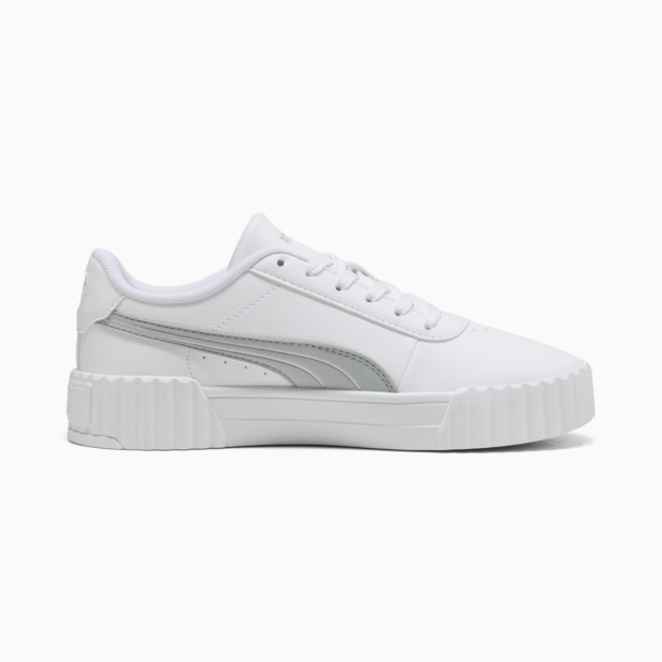Tenis Carina 3.0 Aqua Metallics para mujer, PUMA White-PUMA Silver, large-MEX