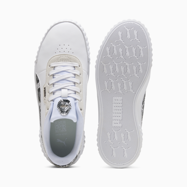 Carina 3.0 Snake Chic Women, PUMA White-Vapor Gray-Puma Aged Silver, large-ZAF